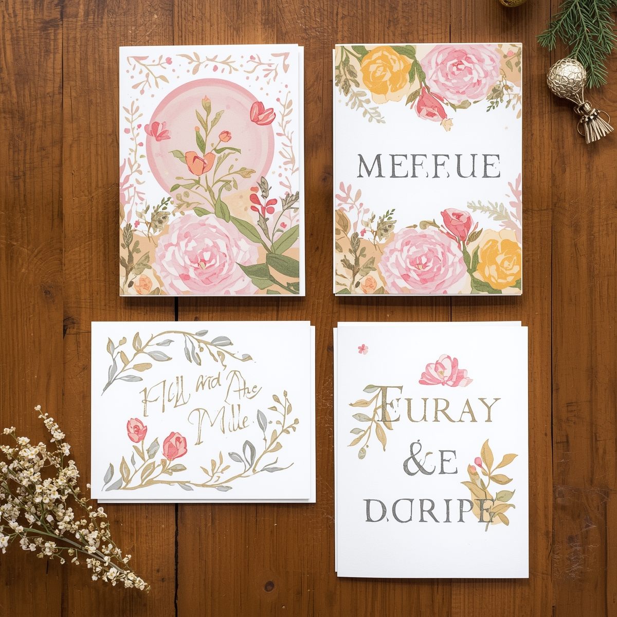 Embossed paper detail showing texture